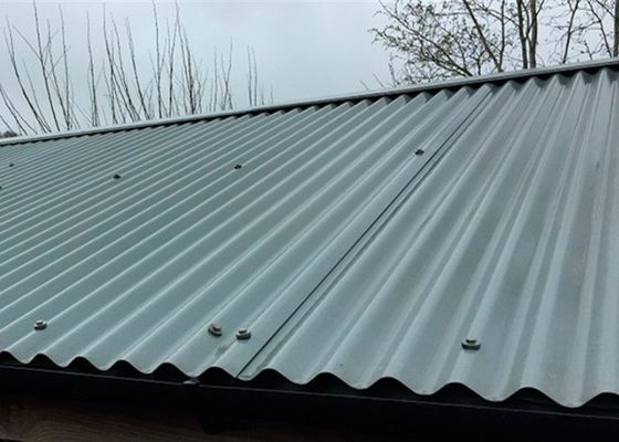 Messgerät 600mm des Metallabstellgleis-20 runzelte Stahlüberdachungsblätter