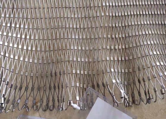× 7 Xtend 7 7 × 19 Edelstahl-Drahtseil Mesh Ferrule Type 304l