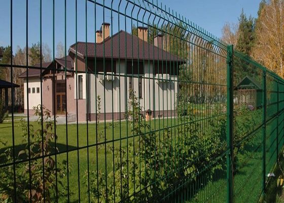 Schutz Garten im Stil Außen Dekorativ 3D gekrümmter Schweißdrahtzaun