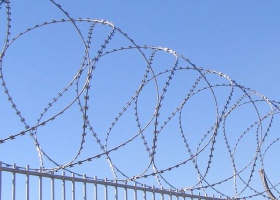 SS430 Edelstahl Concertina Razor Wire Zaun