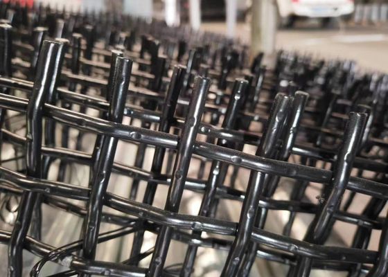 Großhandel galvanisiertes quadratisches Gewebtes Drahtnetz / Edelstahl-Gekrempeltes Drahtnetz