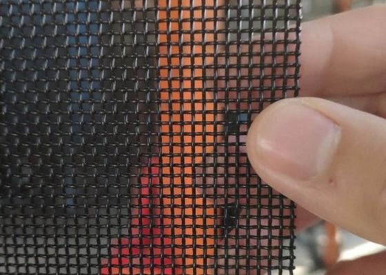 Edelstahl-Fliegengitter Mesh Black Coated Soems 316