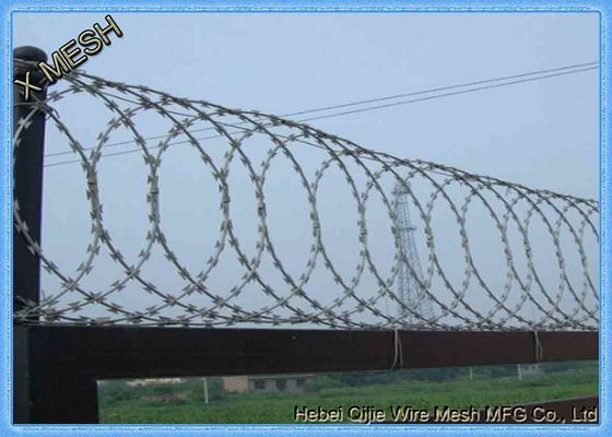 SS430 Edelstahl Concertina Razor Wire Zaun