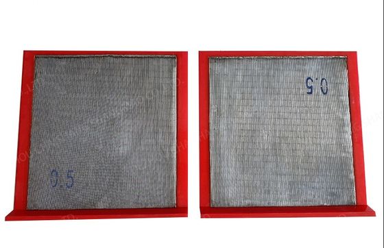 Mining Wedge Drahtbildschirm Niederdruckverlust 0,02 mm-12,7 mm Öffnungsbereich