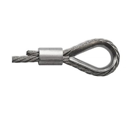 Ferrule aus Edelstahl für Drahtseile aus Edelstahl
