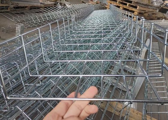 Geschweißte Breite Sd/3m 4mm Draht-Mesh Cable Trays 50mm Höhen-150mm