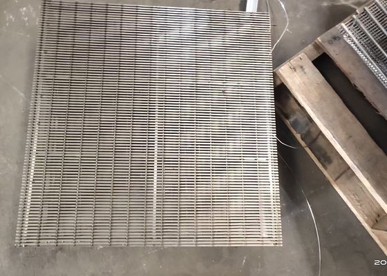Hochleistungsedelstahl-Keil-Draht-Schirm Johnson Gravel Welding Panel v-Draht SGS 321
