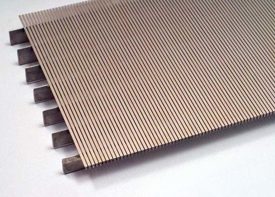 Hochleistungsedelstahl-Keil-Draht-Schirm Johnson Gravel Welding Panel v-Draht SGS 321