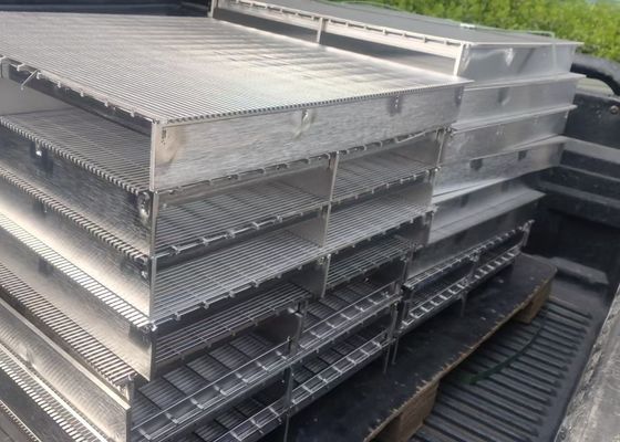 500 mm Durchmesser Edelstahl V-Draht Keildraht-Bildschirm für langlebige Konstruktion