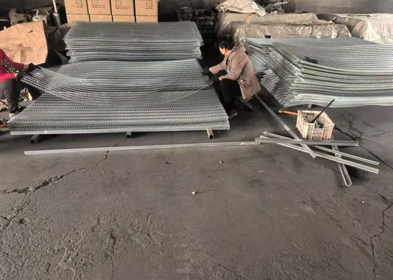 Gotisches M der 1.6mm Stärke-Streckmetall-Metalldraht-Maschen-1,2 x 2,4
