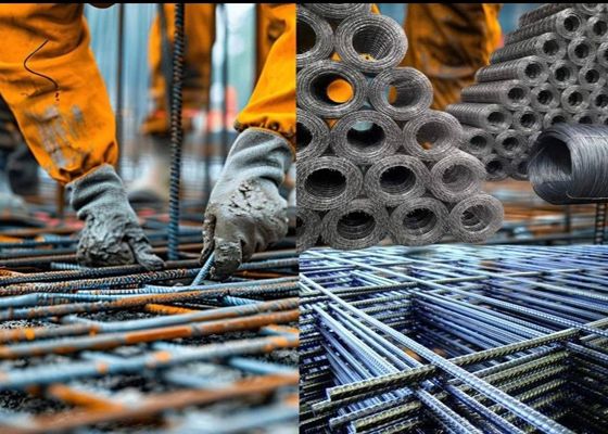 Verstärkungskonkretes Metallgeschweißte Maschen-Platte Rebar-Schwarzes für 5-16mm