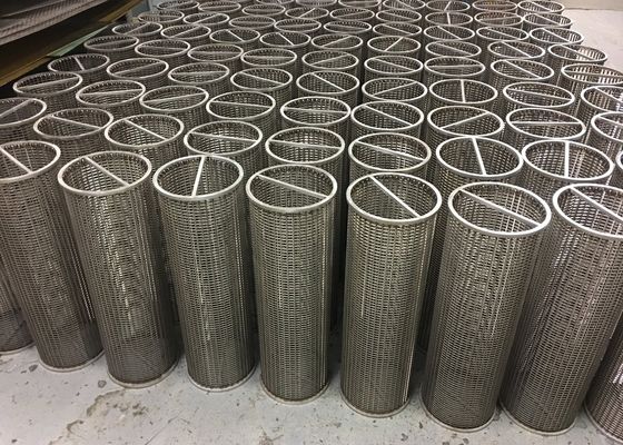 500 mm Durchmesser Edelstahl V-Draht Keildraht-Bildschirm für langlebige Konstruktion