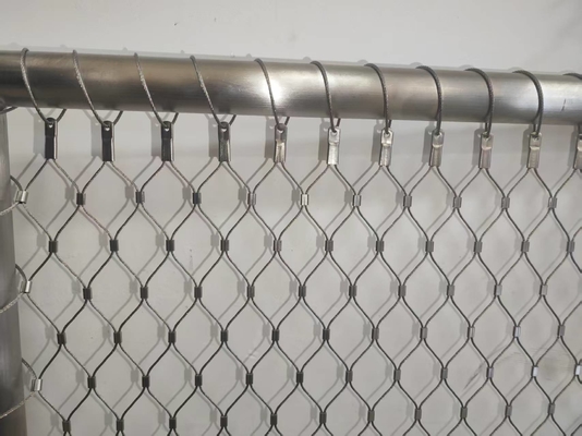 Flexibles X neigen 1.2mm Drahtseil Mesh For Balustrade