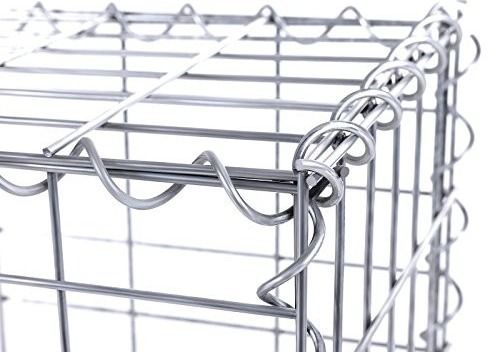 Heißer eingetauchter galvanisierter Steinkäfig schweißte Draht-Stärke Gabions-Kasten-4mm