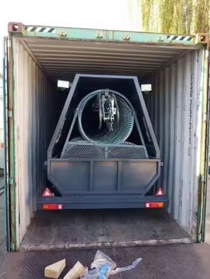 Razor Wire Mobile Security Barrier System Mobile Rapid bereitstellen Rasiermesser -Barrier -Anhänger