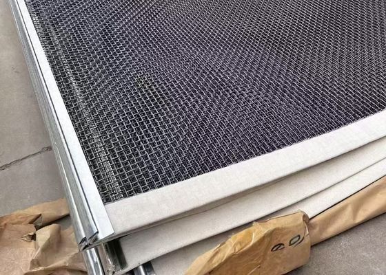 304 Mesh Krempelt Edelstahl Drahtnetz für den Bergbau Vibrierende Schaukel-Bildschirmnetz