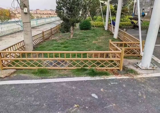 Sicherheitspulvermantel Bambus Imitation Garten Villa Zaun Schmiedeeisen Dekorationszaun