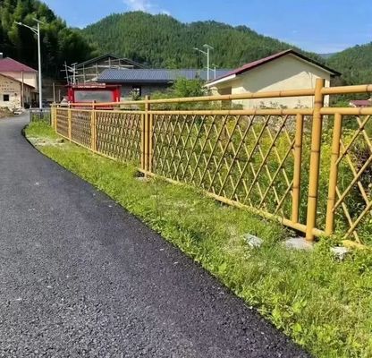 Imitat Bambus Farm Zaun Schranke für ästhetische Außenräume