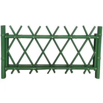Edelstahlsperre Kurvgrünsperre PVC-Plastikimitat Bambuspark Gartenzaun