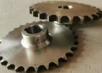 DIN Sprocket 24B 28B 32B Kettenrad mit 10mm Zahn und C45 Material
