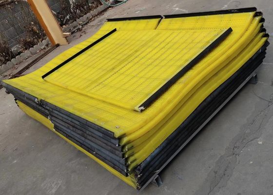 Eisenerz-PU, die linearen Schirm-Maschen-Bergwerk-Sieb-Trommel-Schiefer-Schüttel-Apparatbananen-Schirm vibriert