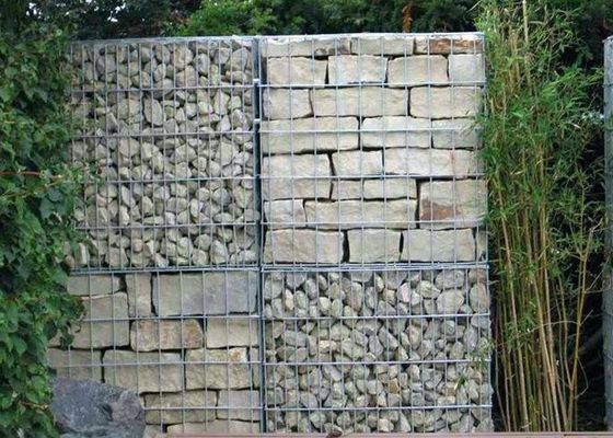 Geschweißte Gabions-Körbe mit Deckel galvanisierter Draht-Stützmauer