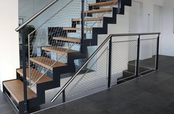Flexibles Edelstahl-Drahtseil Mesh For Balustrade Or Railing 3,0 Millimeter