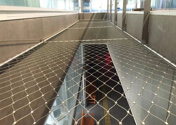 Flexibles Edelstahl-Drahtseil Mesh For Balustrade Or Railing 3,0 Millimeter