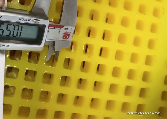 Optimale Leistung 30 mm Dicke Quadrat Polyurethan-Bildschirmnetz in Plain Weave