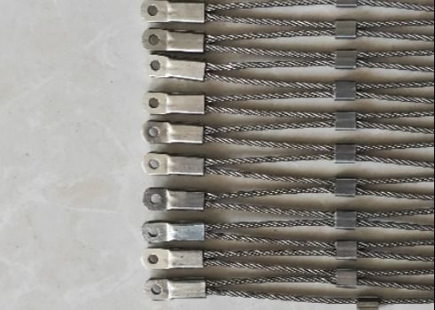 Drahtseil-Zaun Stainless Steel Rope Mesh For Zoo 1.5mm Stärke-SS 316