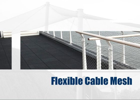 Geknotete Seil-Masche Ss316l 1-6mm 20x20mm Edelstahl