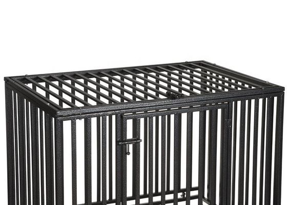 Metallfalten-faltbares Schoßhund-Haus mit entfernbarem Behälter