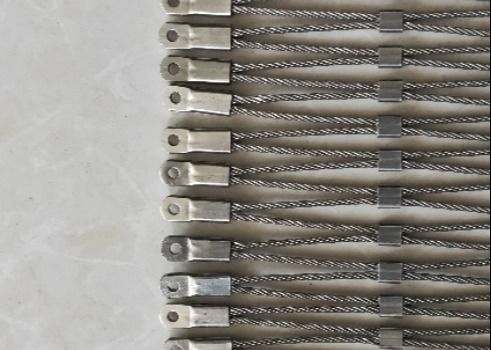 SS 304 316 Flexible Zoo Netting Monkey Cage Edelstahlseilseilnetz für den Zoologischen Garten