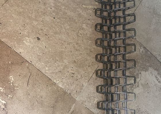 Edelstahl-Flach-Flex-Drahtnetzförderband