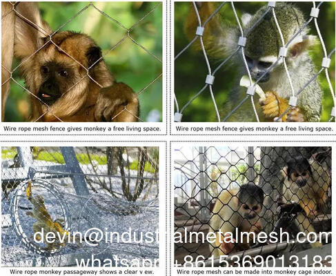 2 mm Drahtdurchmesser Diamant Flexible 304 316 Edelstahlkabel Ferrule Drahtnetz