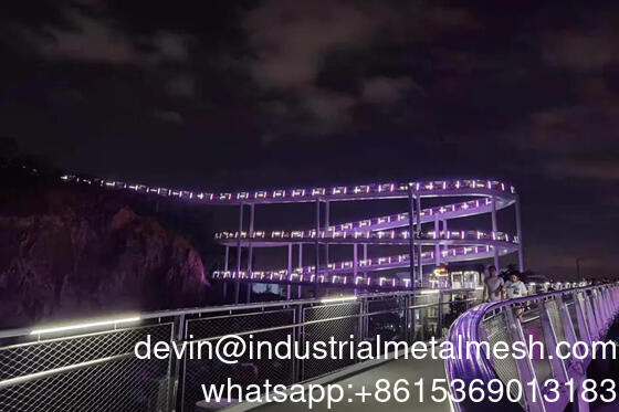 Ss 304 316 Zoo-Drahtnetz aus Edelstahl Drahtseil-Seil Vogelgartennetz zum Schutz von Vögeln