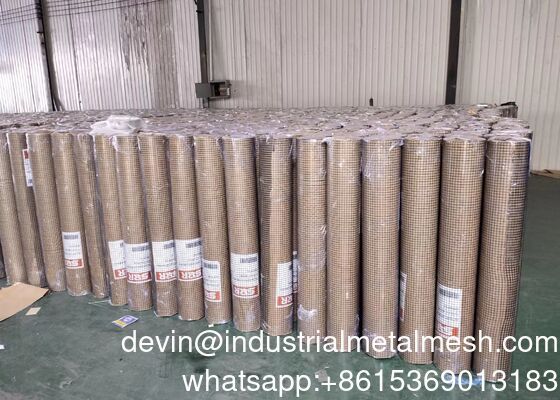 Rectangle Hole Welded Wire Mesh Designed with Spot Welding Method and Roll Sizes 24 Applicable in Various Structural Projects