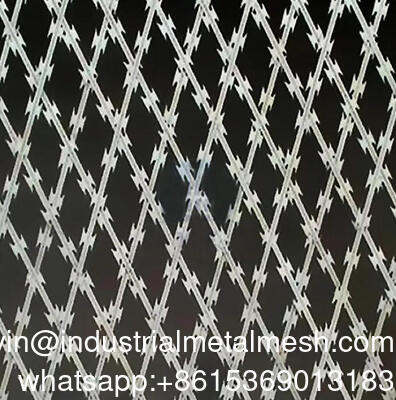 Metech Razor Wire Welded Mesh Panel Zaunsystem besteht aus Razor Wire Mesh