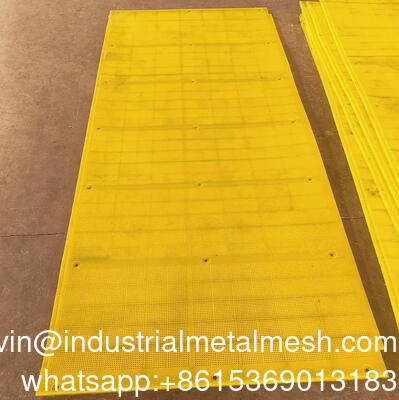 Polyurethan-Feinsiebplatte mit 35% offener Fläche für die Quarzsandwäsche