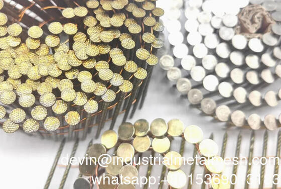 China Fabrik Paletten Nagelfarbe Beschichtung Kollettierte Spiril Schank Spirale Dachnagel