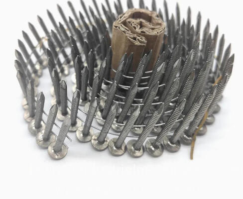 2-3/8" X .099 Gelb lackierte Schrauben/Spiral-Paletten-Coilnägel 9000 STK