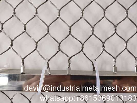 Impact Resistant High Load-Bearing Capacity Stainless Steel Wire Rope Mesh for Protection