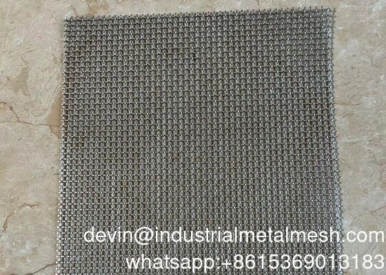 20 Mesh Lock Crimp Wire Mesh 304 Edelstahl Gewebtes Metall Dekorativ