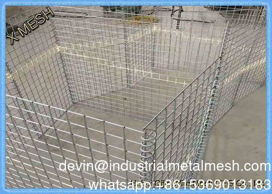 Gi Gabion Box China Zulieferer Geschweißte Gabion Box 1X0.5X0.5m 3,5-4,5mm Drahtweite