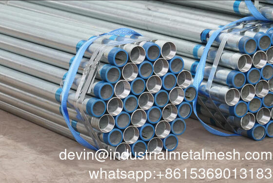 BS 1387 ASTM A53 Verzinktes Stahlrohr für Gerüste