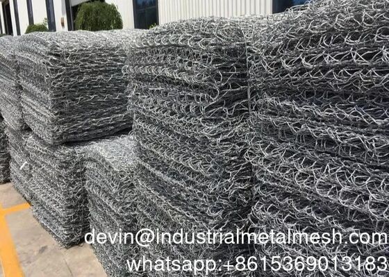 Niedrigkohlenstoffverzinkte Stahldraht-Gabion für das Wasservorbeugungsprojekt