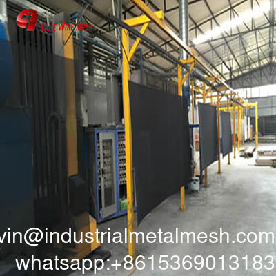 304 schwarz pulverbeschichtete Edelstahlsicherheits-Insektenschutzgitter für Türen und Fenster