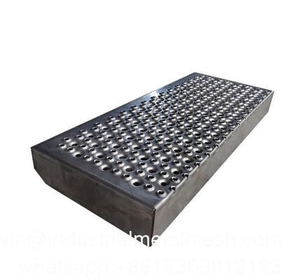 Serrated Surface Stainless Steel Aluminum Mesh Safety Grating Grip Strut Sidewalk