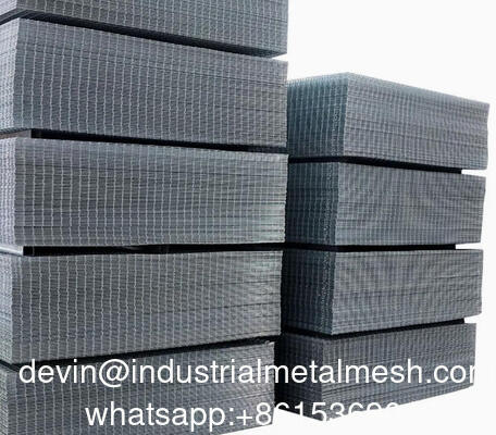 Black or Galvanized Welded Wire Mesh Panel
