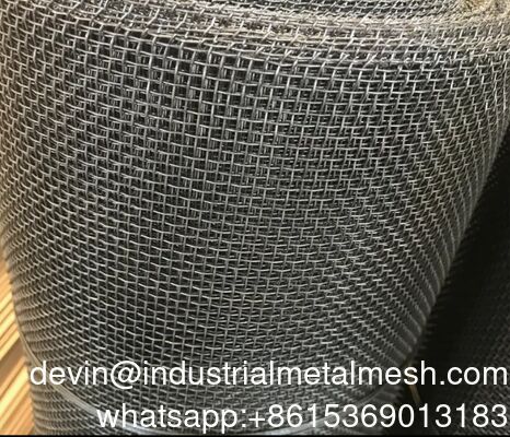 Plain Weave Stainless Steel Wire Mesh 0.02-5.0mm Leichtes Stahldrahtnetz/Schwarzes Eisendrahtgewebe
